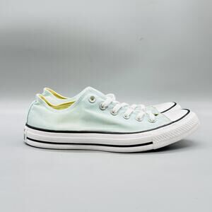 Converse Shoes Womens 10 Blue Green Canvas Chuck Taylor All Star Low Top Sneaker